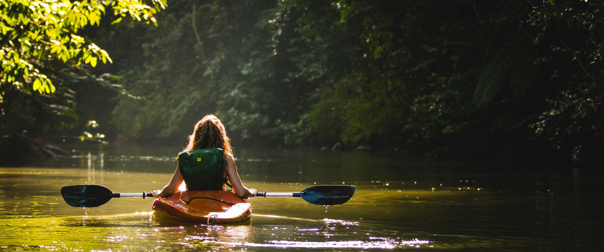 Canoeing in the Creek