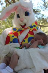 The Easter Bunny loves babies